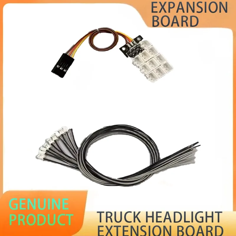 

Light System Expansion Board PH2.0 Expansion Module GND 5V PPM for Tamiya 1/14 RC Truck Car Trailer Upgrade Parts