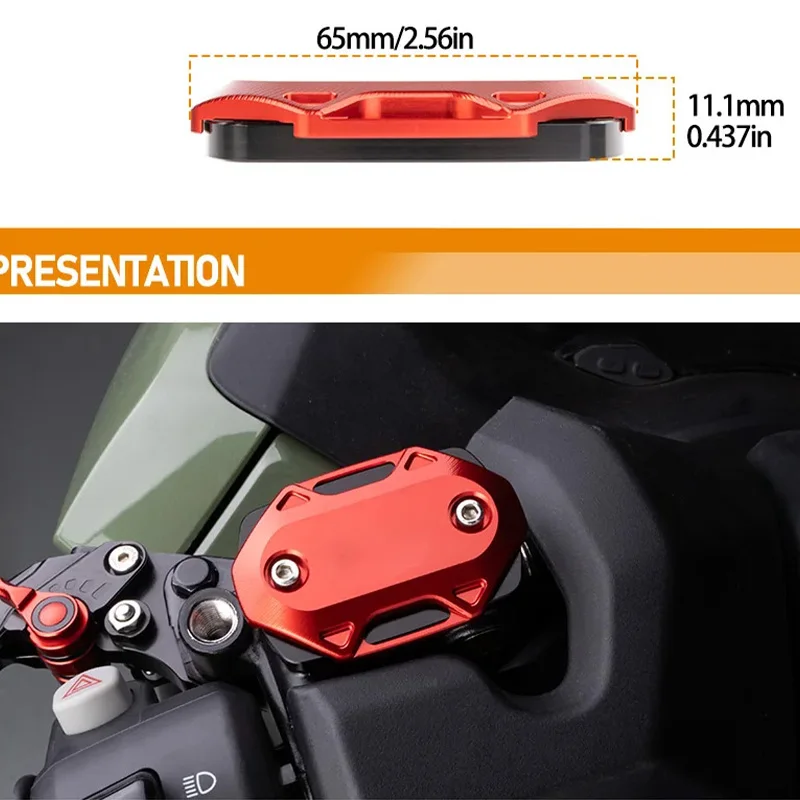 For Yamaha NMAX 155 NVX155 AEROX CNC Motorcycle Front and Rear Brake Cylinder Fuel Tank Cap Fuel Cap Cover nmax 155 Accessories