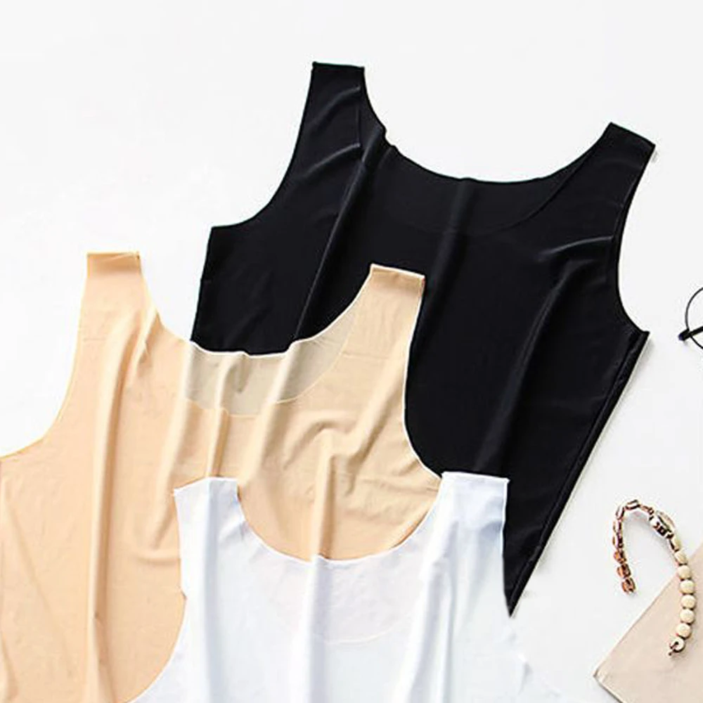 Women Sports Mini Tank Gym Tops Camisole Thin Seamless Vest Stretch Slim Undershirt Female Breathable Sleeveless T Shirt Shirts