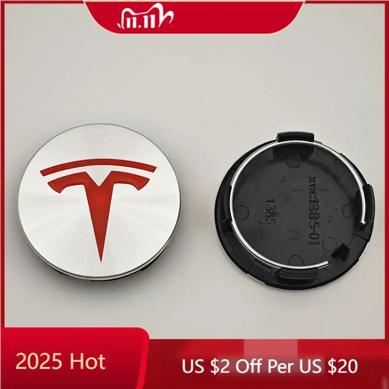 

Наклейки на колеса для Tesla, 100 шт., 56 мм, красные, серебристые, с логотипом, для оригинальных колпаков Tesla Model 3, Model Y, Model S, Model X, Auto A