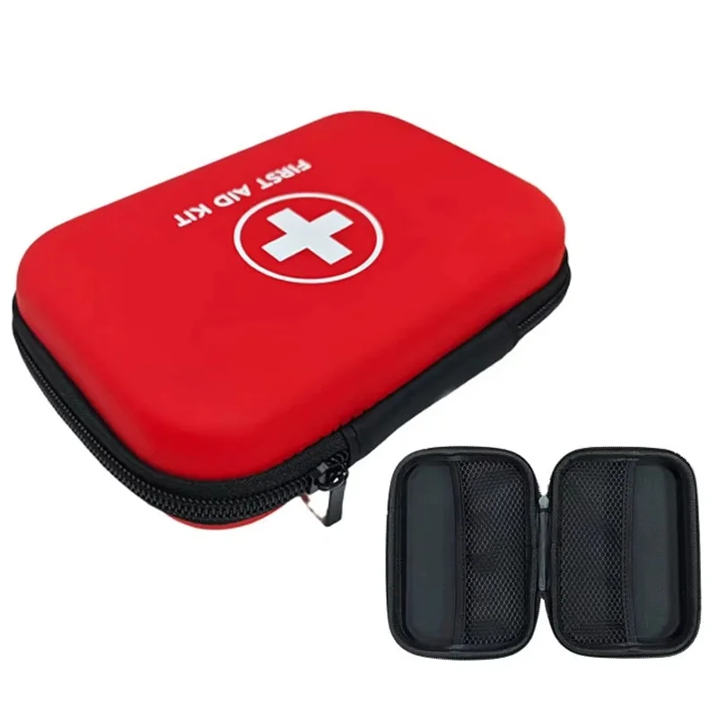 Portable First Aid Kit Waterproof EVA Hard Shell Case Mini Rescue Survival Kit For Home School Travel Car Medical Storage Case