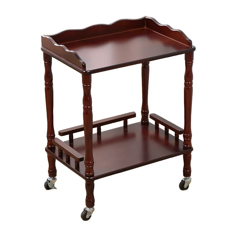 Economical mahjong table corner few European ashtray with wheel coffee table wooden telephone table sofa edge few American side