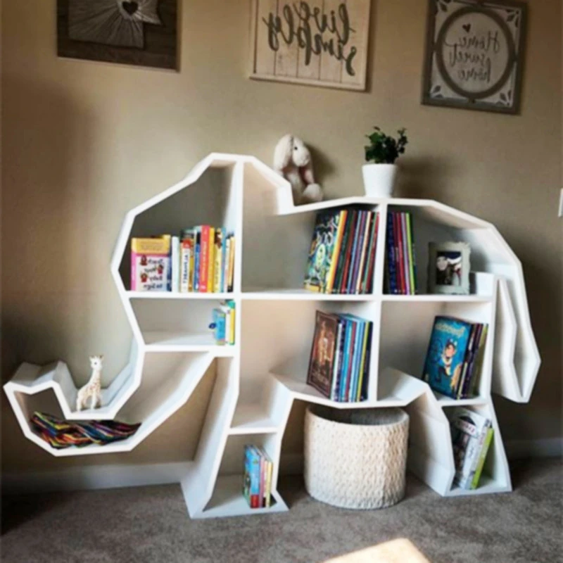 

Customized Simple Elephant Giraffe Soft Decoration Decorative Rack Kindergarten Early Education Animal Modeling Storage