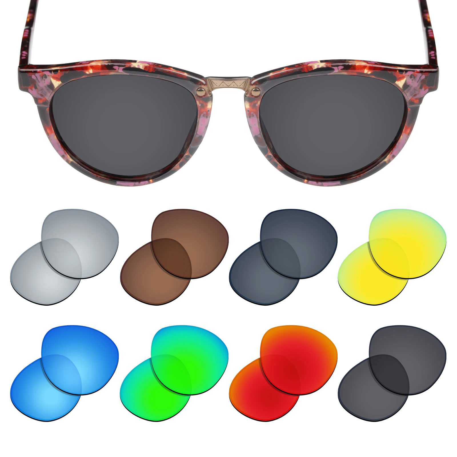 Firtox True UV400 Polarized Lenses Replacement for Smith Questa Sunglasses (Lens Only) - Multiple Colors