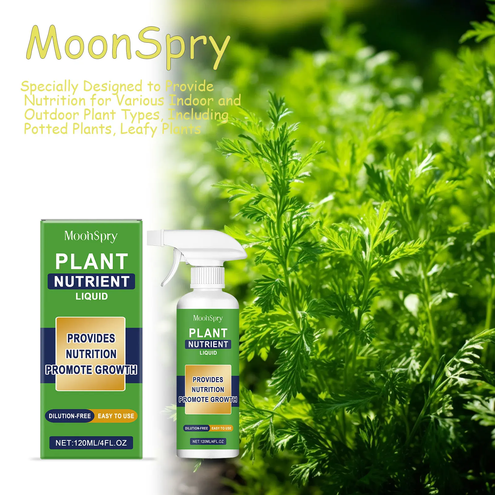 

MoonSpy General Care of Potted Flowers with Plant Nutrient Solution Panthenol Urea PCA Sodium Spray Nutrient Solution