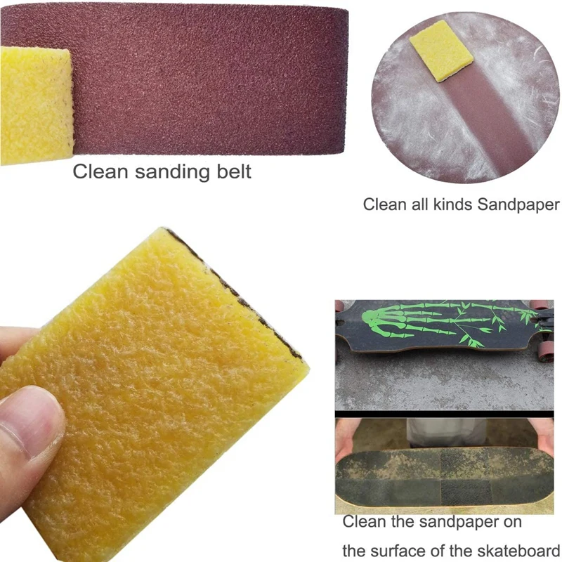 Abrasive Belt Cleaner 15 Pack Cleaning Eraser Abrasive Sanding Belt Cleaner Block For Cleaning Sander, Shoe, Skateboard