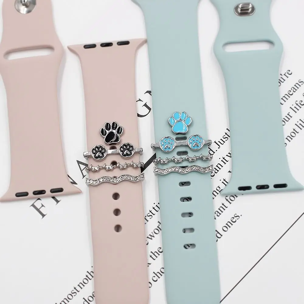 Broche creativo, adorno de banda de reloj de diamante, anillo decorativo, accesorios de correa, dijes de cinturón