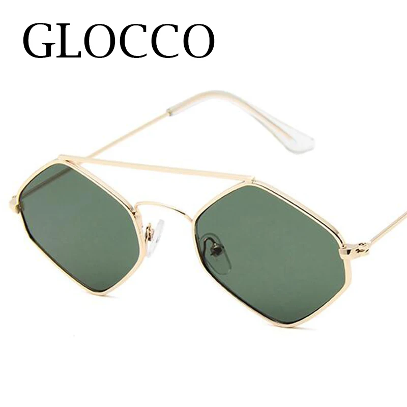 نظارات شمسية مربعة صغيرة بإطار معدني عتيق للرجال والنساء ، حماية UV400 ، نظارات محب المعين ، UV400 ، خمر