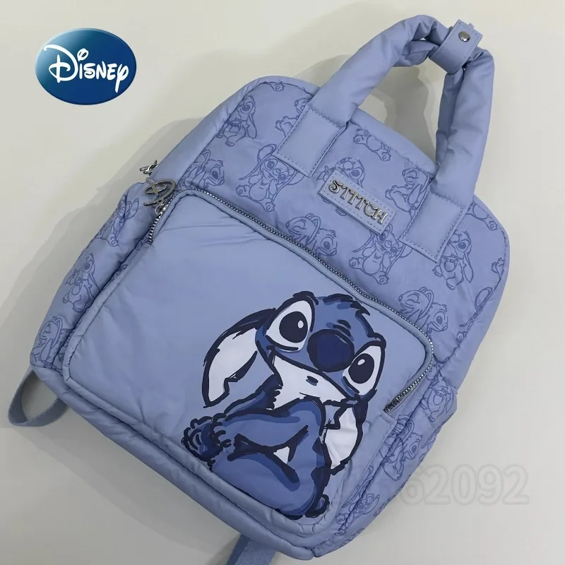 Disney Stitch Original New Children's Schoolbag Luxury Brand Fashion Children's Leisure Backpack Large Capacity Travel Backpack