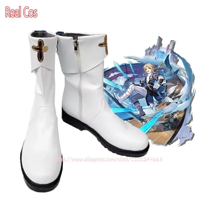 

RealCos Honkai: Star Rail Yanqing, обувь для косплея, ботинки Honkai Impact 3, древний китайский костюм для косплея, обувь на Хэллоуин