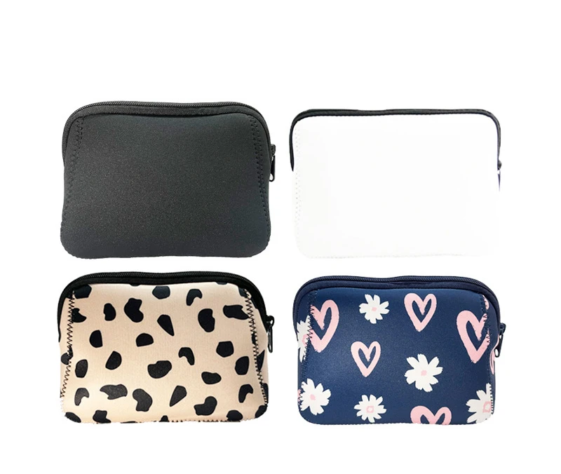 5pcs Cosmetic Bags Women Neoprene Large Capacity Waterproof Protable Makeup Bag