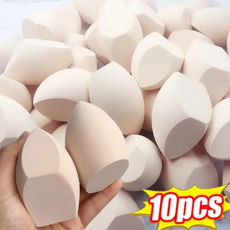 Bevel Cut Makeup Sponge 1/5/10PCS Big Size Powder Puff Dry Wet Use Beauty Egg Cushion Foundation Cosmetic Sponge Applicator Tool