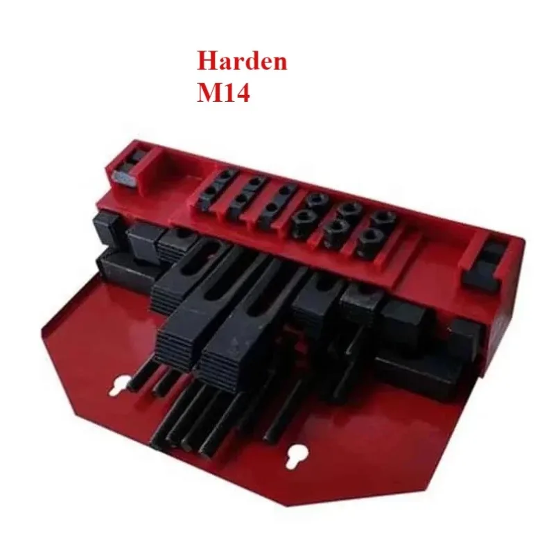 

1Set Hardening quality Milling Machine Clamping Set 58pcs Mill Clamp Kit M14