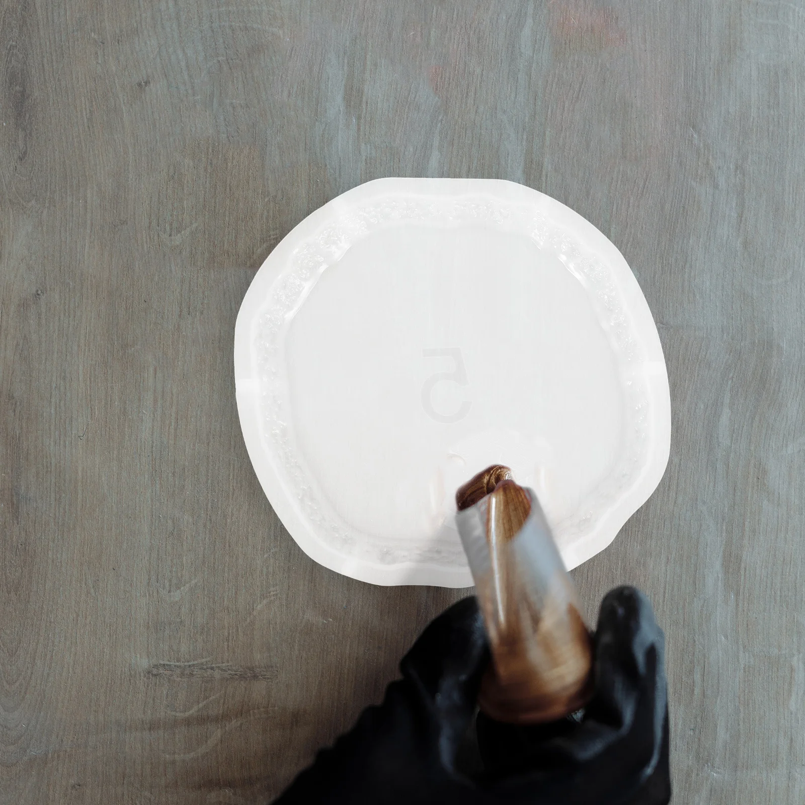 

4Pcs Reusable Silicone Coaster Mold DIY Resin Cup Pad Mold for Epoxy Craft Supplies Resin Coaster Molds Silicone