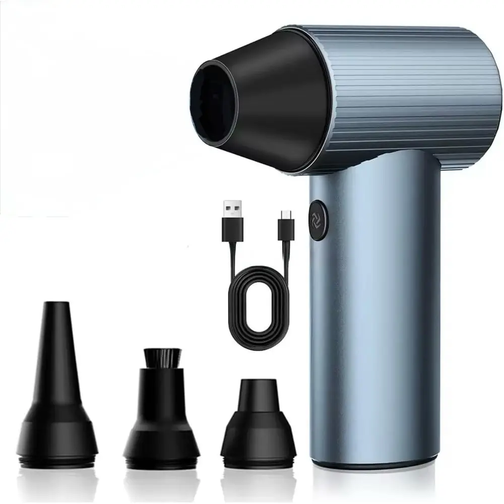 

Violent Turbo Fan, Electric Air Duster, 90,000RPM, 40mm High Speed Brushless Motor, Billet Aluminum Case, 500g Wind Pressure, 2.