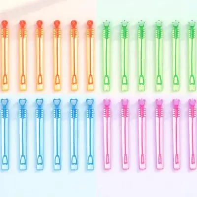 24 pcs Mini Wands Empty Bubble Wands Set For Kids Bubble Wand Outdoor Indoor Party Favors Summer Fun Random Color