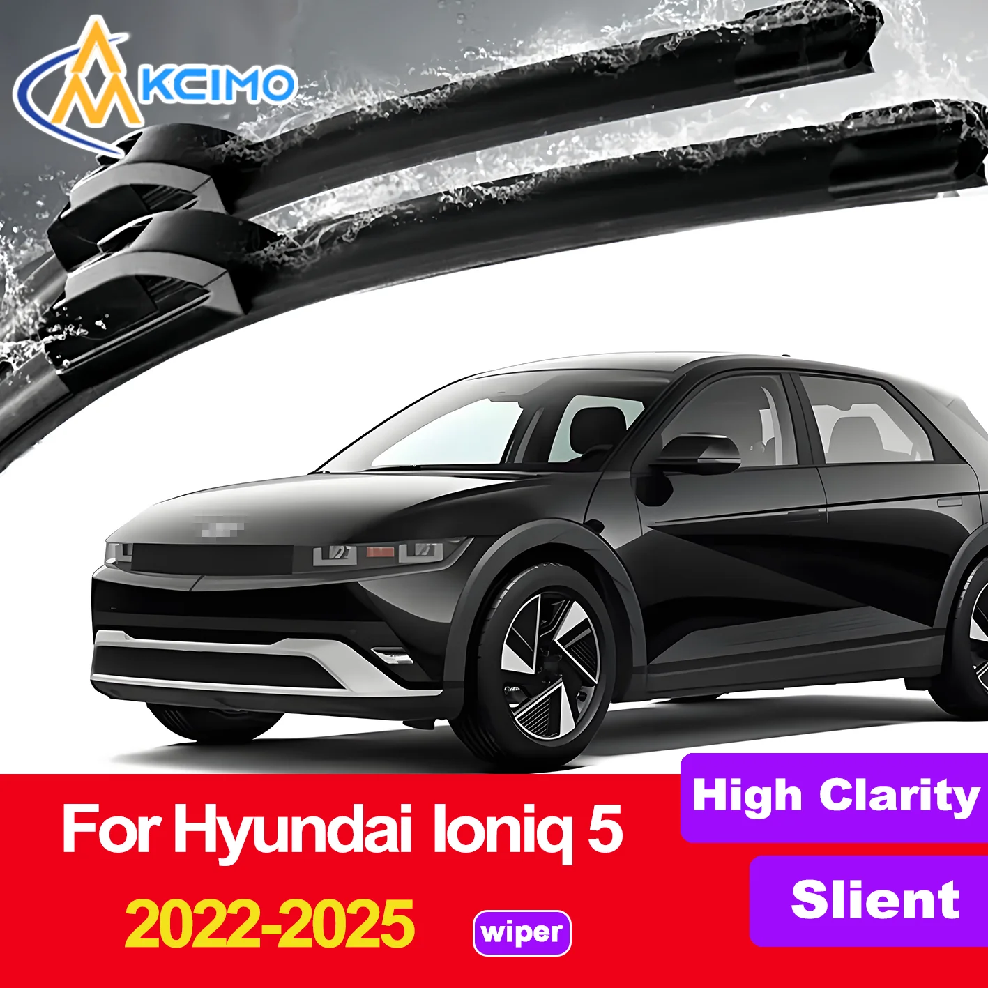 

New 2PCS HD Car Windscreen Wipers for Hyundai Ioniq 5 NE 2022-2025 Front Windshield Auto Wipers Blade Accessories 2025 2024 2023