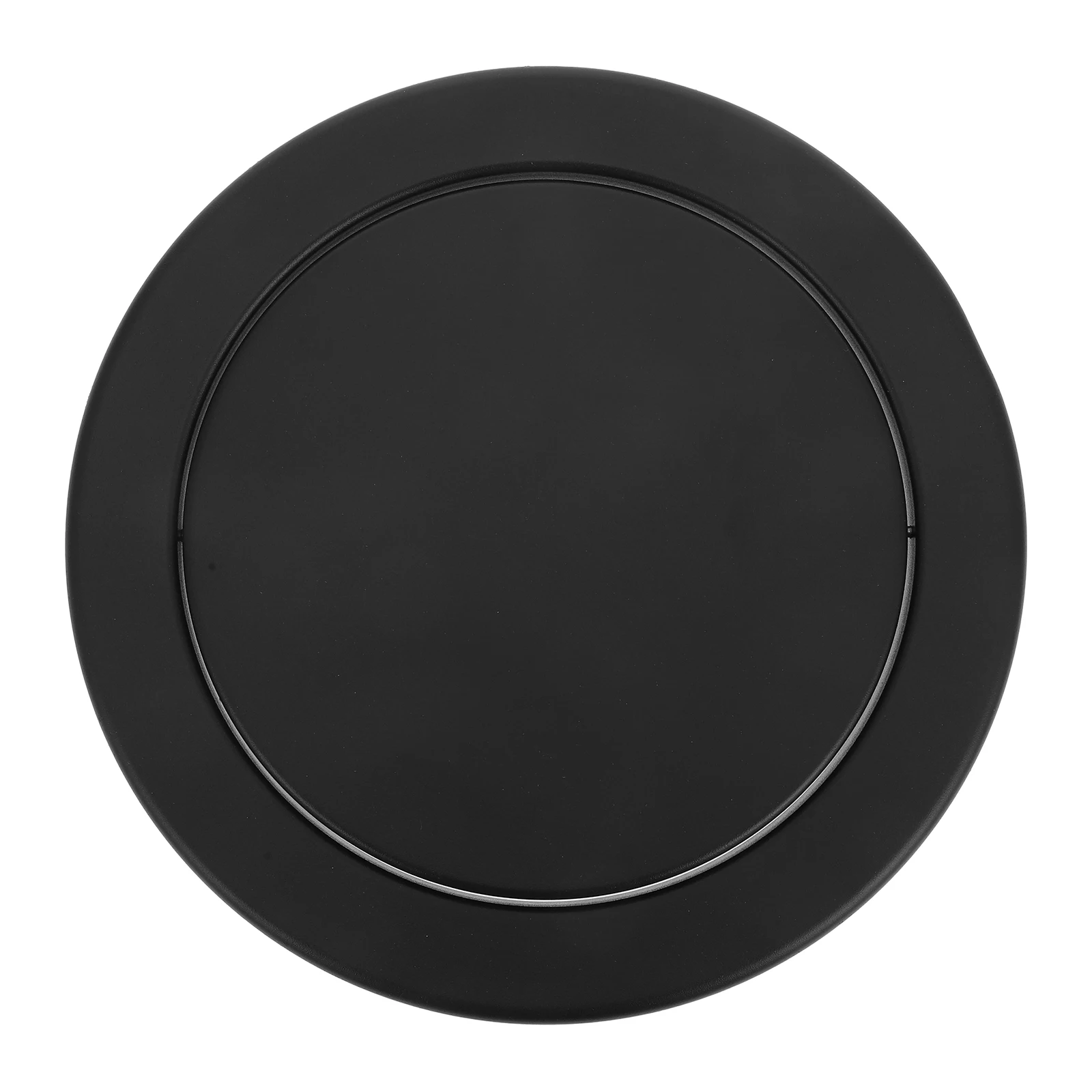 

1pc Stainless Steel Chute Lid Recessed Countertop Swing Waste Bin Cover For Kitchen Bathroom Space Saving Round Garbage