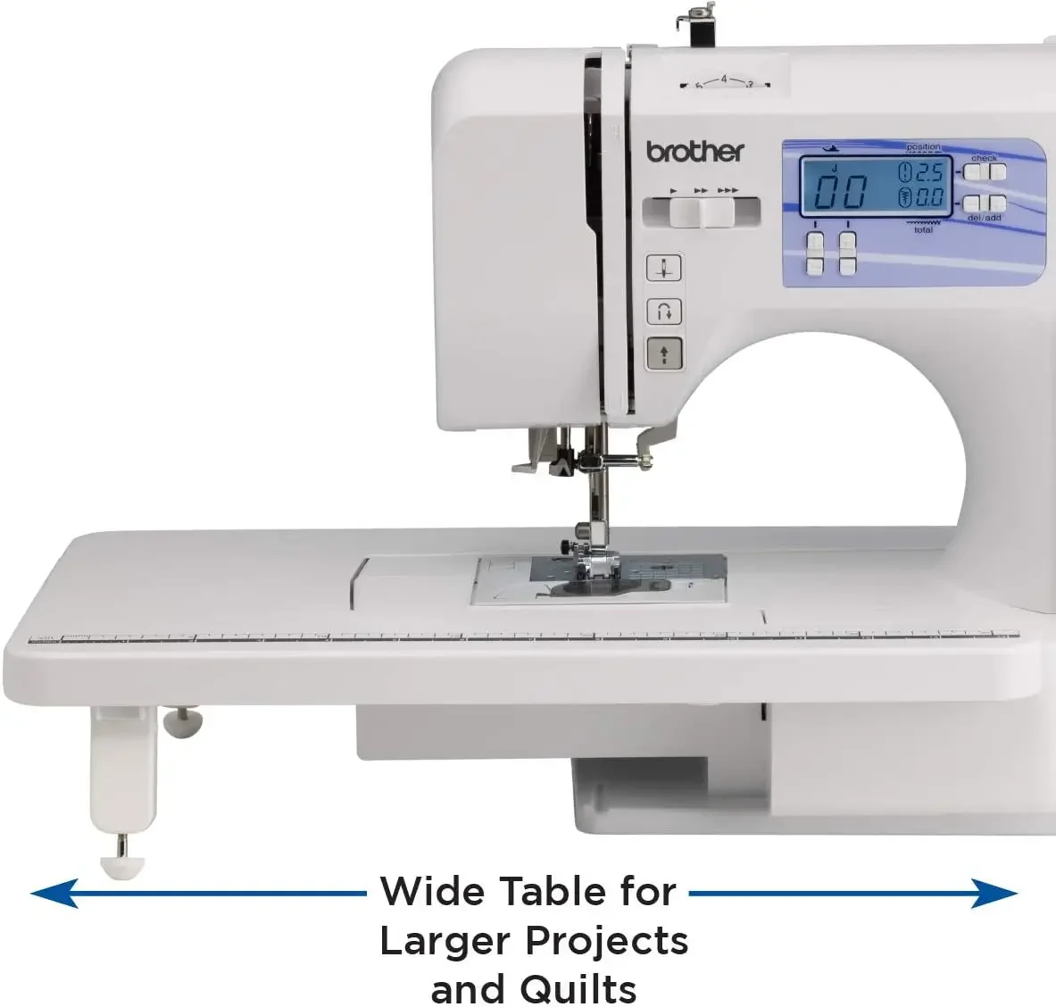 Brother Sewing and Quilting Machine, HC1850, 185 Built-in Stitches, LCD Display, 8 Included Sewing Feet