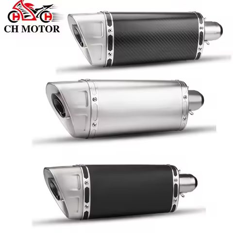 slip-on 51MM Universal Motorcycle Exhaust Pipe Muffler Escapes Para Motos, M1 for er6n, Sv650, Z800, R1, cb650f, cb1000, cbr250