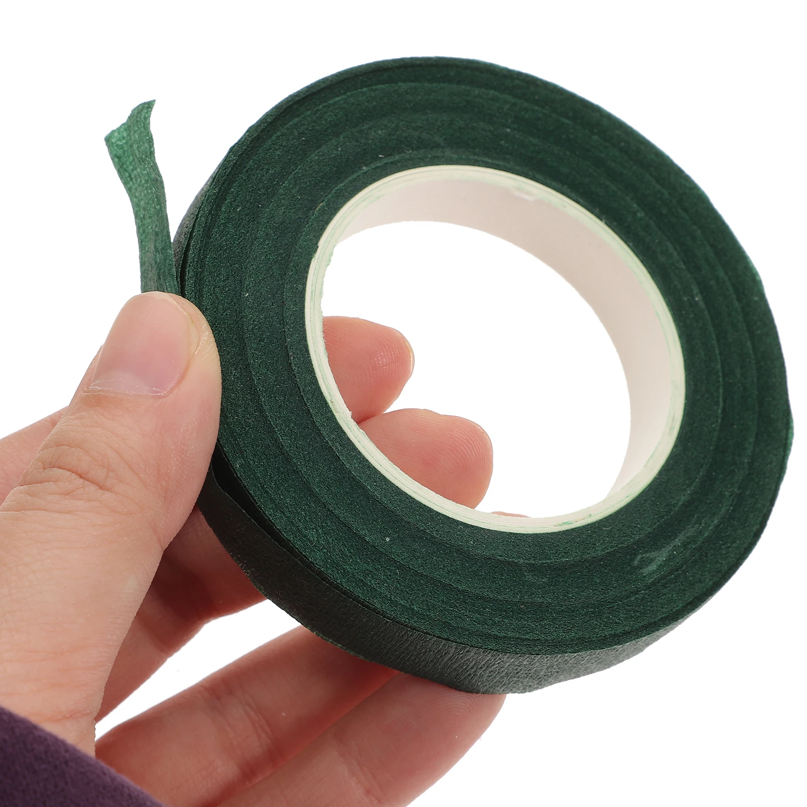 

6 Rolls Bouquet Stem Wrapping Tape Flat Tearing Incision Secure Holding DIY Flower Crafts Green Floral Tape Floral Supplies
