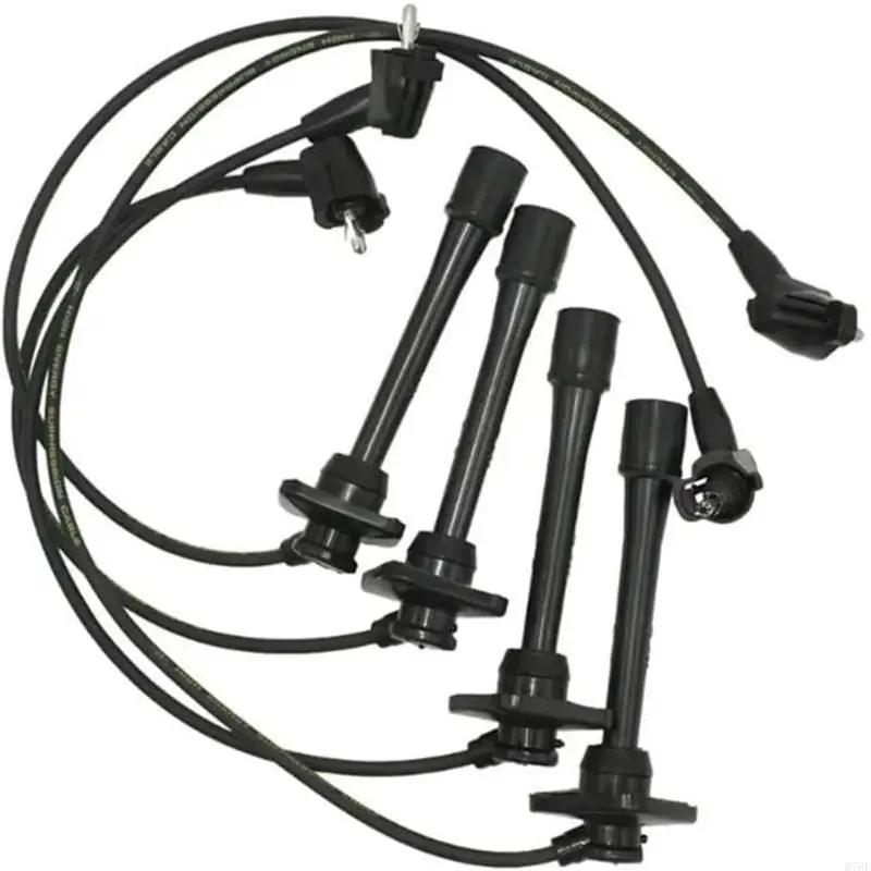 M76E 4 Teile/los Hitzebeständige Ersatz Zündkerze Drähte Kabel für Corsa 9485368 55910 90919-22327 90919-22325 90919-22373 – Detail 5