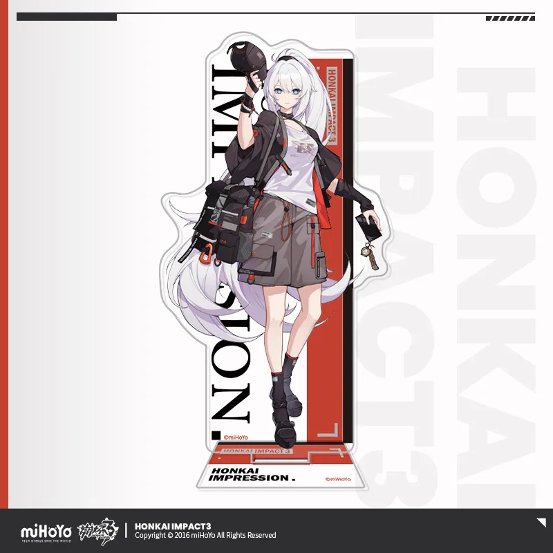 15CM MIHOYO Figure Game Honkai Impact 3rd Cosplay VALKYRIES Stand Elysia Kiana Mei Durandal acrilico statua accessori Anime