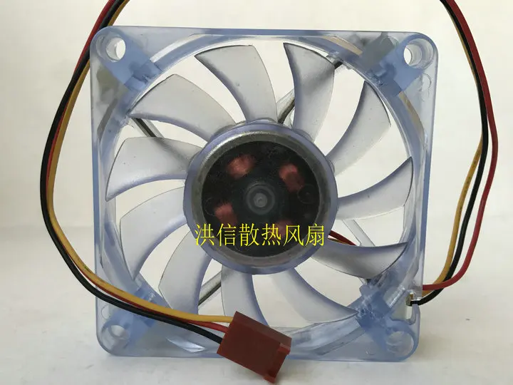 YOUNG LIN DFC701512L 12V 1.9W 7CM 7015 7cm LED blue light fan