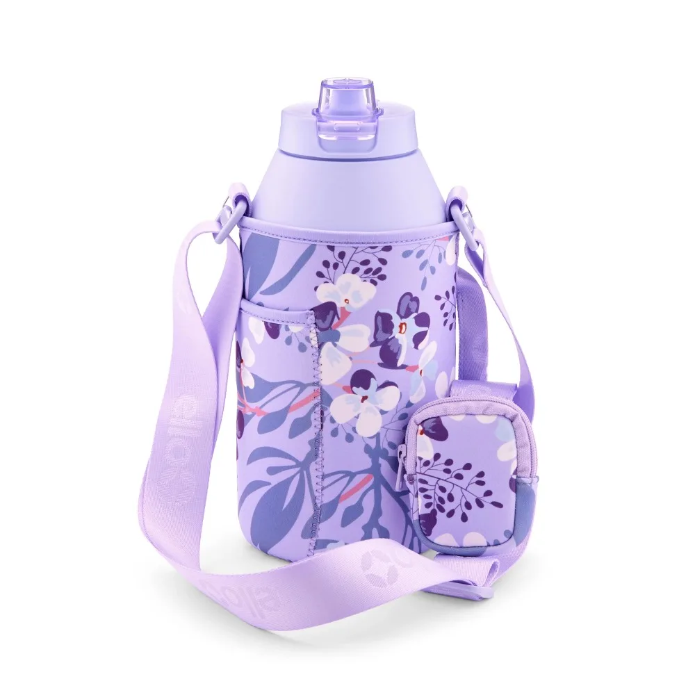 

Ultra Clean 64oz Stainless Steel Water Bottle with Carrying Sleeve, Lavender