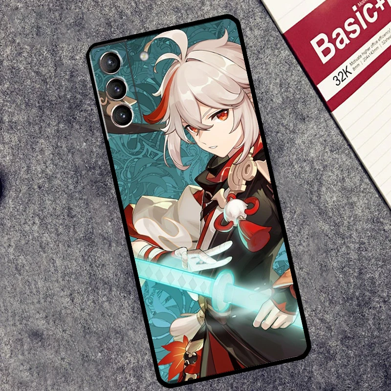 Genshin Impact Kaedehara Kazuha Case For Samsung Galaxy S24 S23 S22 S21 Plus Ultra Note 20 S9 S10 Note 10 S20 S21 FE Cover