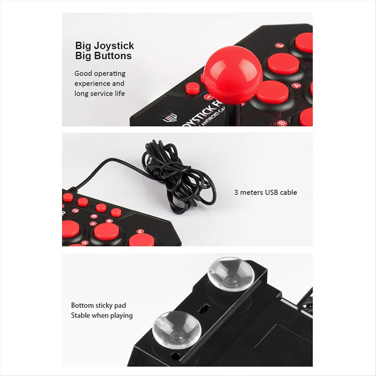 T1201C- Joystick for Switch TURBO Games Console 4 in 1 Game Joystick Station for for Android TV PC HOT