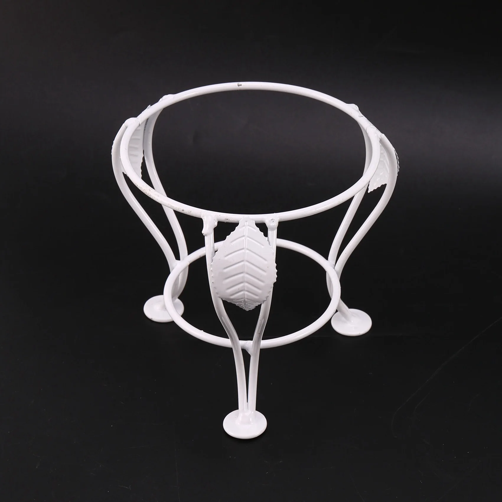 

ABWP-2X Iron Small Pot Stand Flower Stand Plants Stand Outdoor Indoor Succulent Pot Holder For Bedroom Garden
