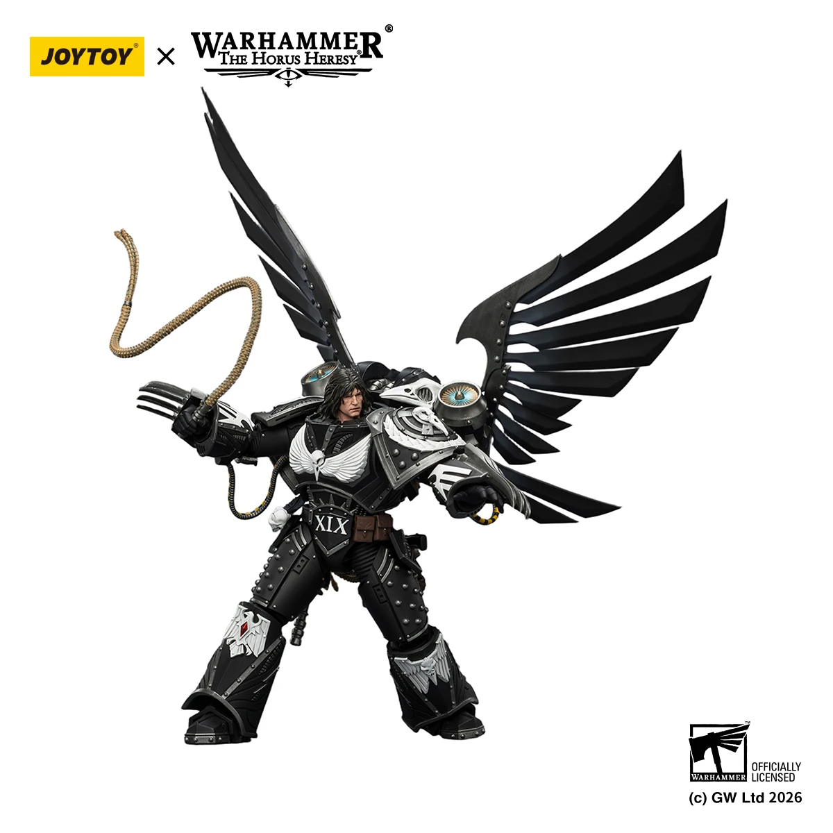

Предзаказ: JOYTOY Warhammer 40K Raven Guard Corvus Corax, Праймарх XIX Легиона, с когтями-молниями, изготовленными артифактором.