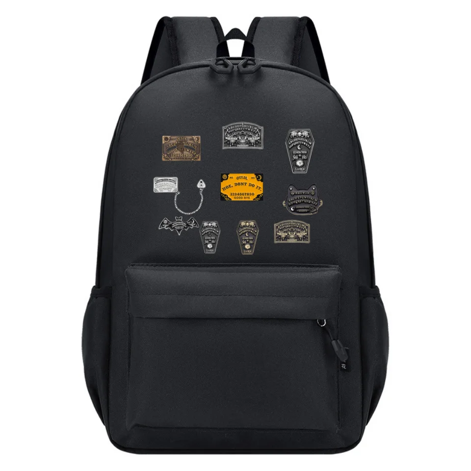 Halloween Horror Ouija magische Brosche Emaille Persönlichkeit mysteriöse gotische Brief Abzeichen Metall Rucksack Kleidung Anstecknadel Geschenk