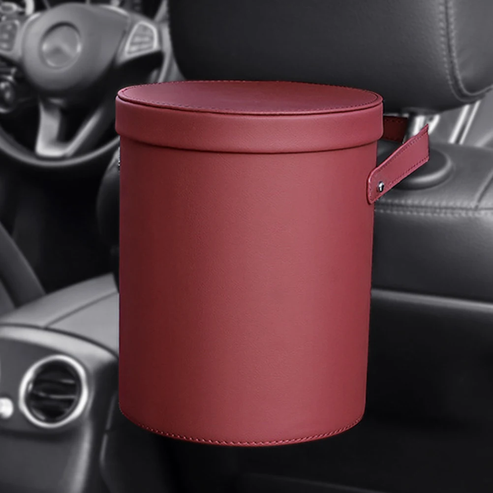 

Premium Pu Car Trash Can Large Capacity Odor Control Garbage Bin For Suv Trucks Back Seat Hanging Storage Organizer