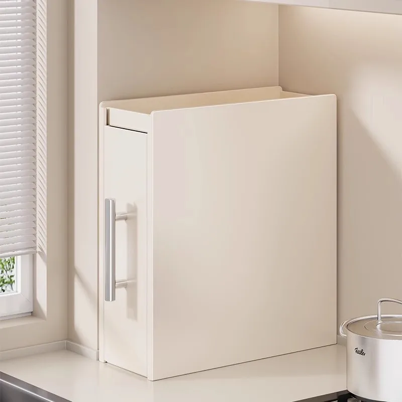 Kitchen narrow seasoning rack countertop pull-out type, shelf multi-layer dust-proof storage