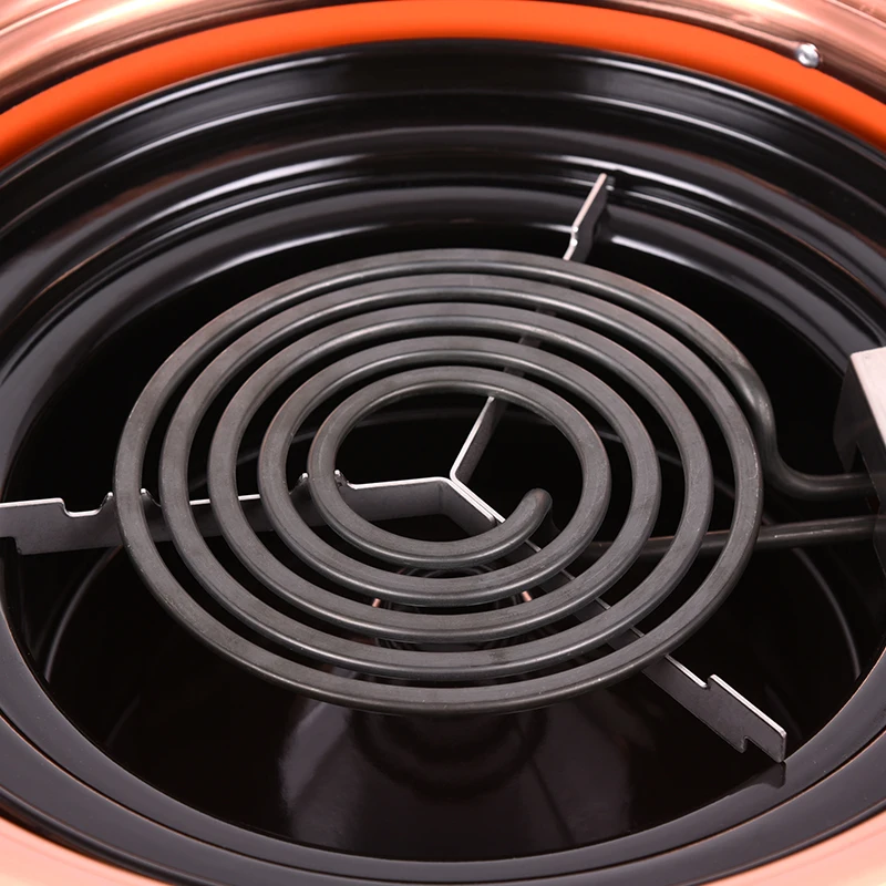Commercial Japanese Yakiniku Grill 2400W Electric BBQ Grill Electroplated Stainless Steel Professional Restaurant Equipment
