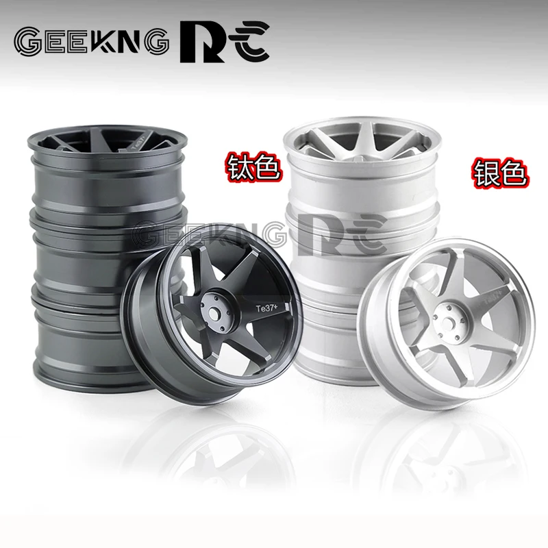 

4pcs Metal Wheel Rim For 1/10 RC On Road Drift Car HSP 94122 TAMIYA TT02 XV01 KYOSHI YOKOMO WLtoys HPI