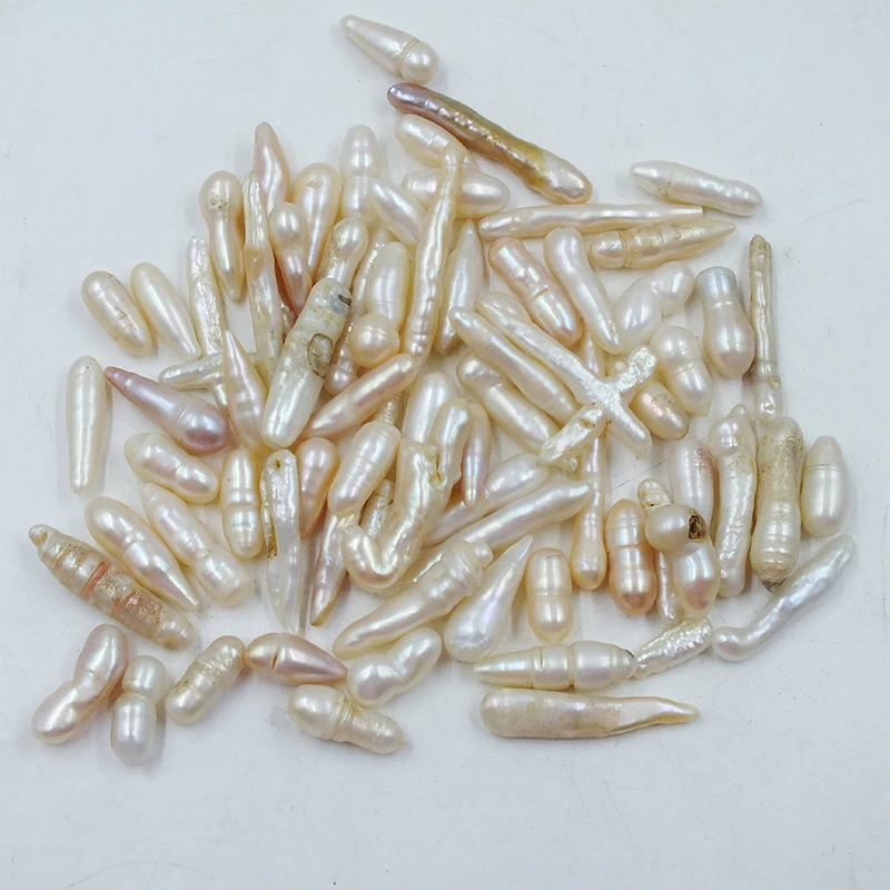 75PCS 100% natural irregular freshwater pearl loose beads