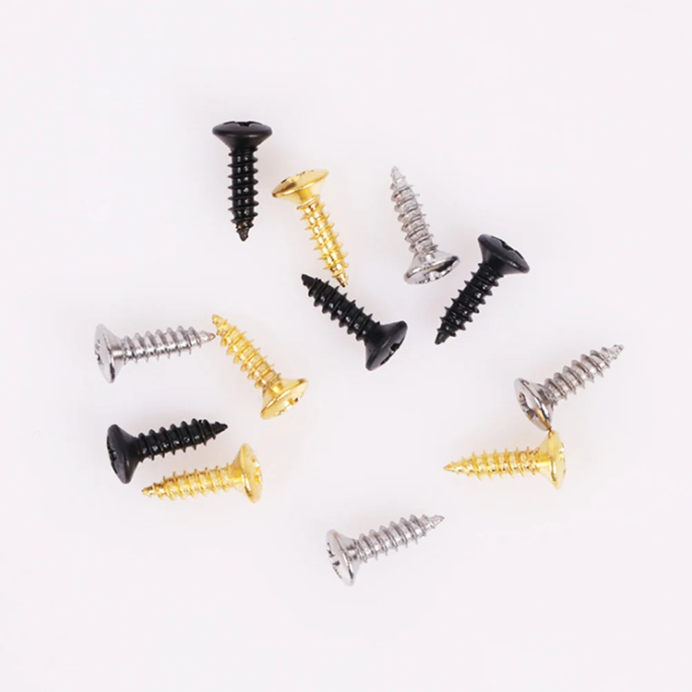

150Pcs Guitar Guard Plate Screws High-Quality Metal Screws for Electric Guitar Backplate Secure Fastening Hardware
