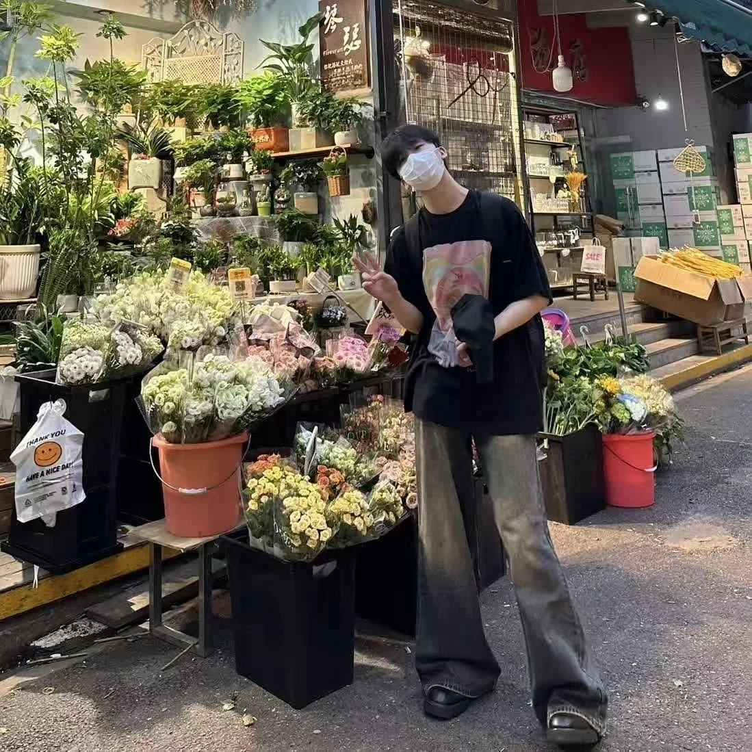 

Американские уличные винтажные прямые джинсы с завышенной талией для мужчин и женщин, свободные брюки с широкими штанинами длиной до пола, повседневные хлопковые джинсы