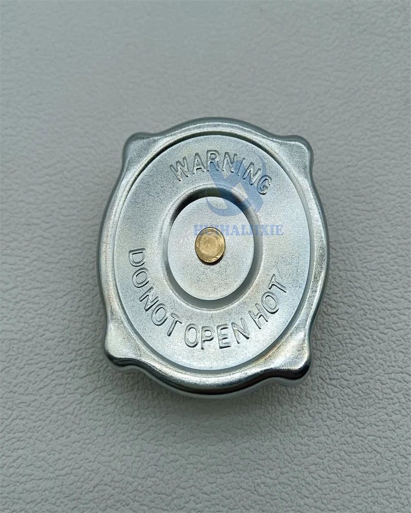 غطاء المبرد 6L-8617 032-1464 6L8617 0321464 غطاء خزان المياه الفولاذ المقاوم للصدأ الفضة لهجة لشركة كاتربيلر 225 225D 229 231D