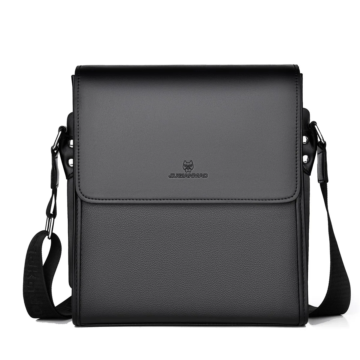 حقيبة كروس مربعة الجانب، حقائب جلدية تنفيذية للرجال، حقيبة يد مصممة للأعمال، محفظة كتف