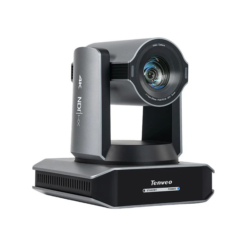 4K60FPS Ultra HD CMOS Sensor Conference Camera NDI Auto Tracking AI Conference Pan-tilt Camera with Multi Scenario Application
