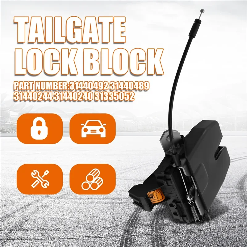 Rear Tailgate Boot Lid Lock 31440492 31440489 31440244 31440240 31335052 Car Trunk Tailgate Lock Block For Volvo XC60 view 4