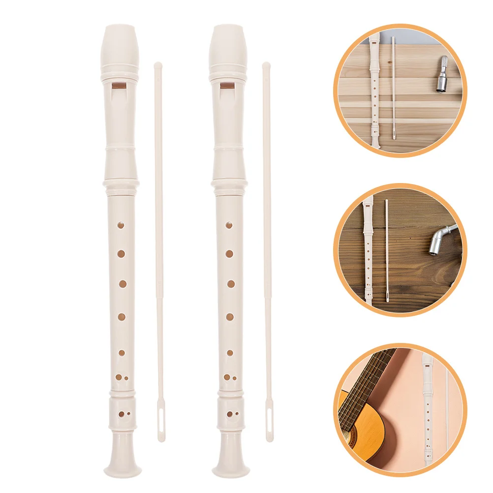 

6Sets Student Recorder German Style Soprano Recorder Accurate Tuning Classroom Music Supplies for Beginners
