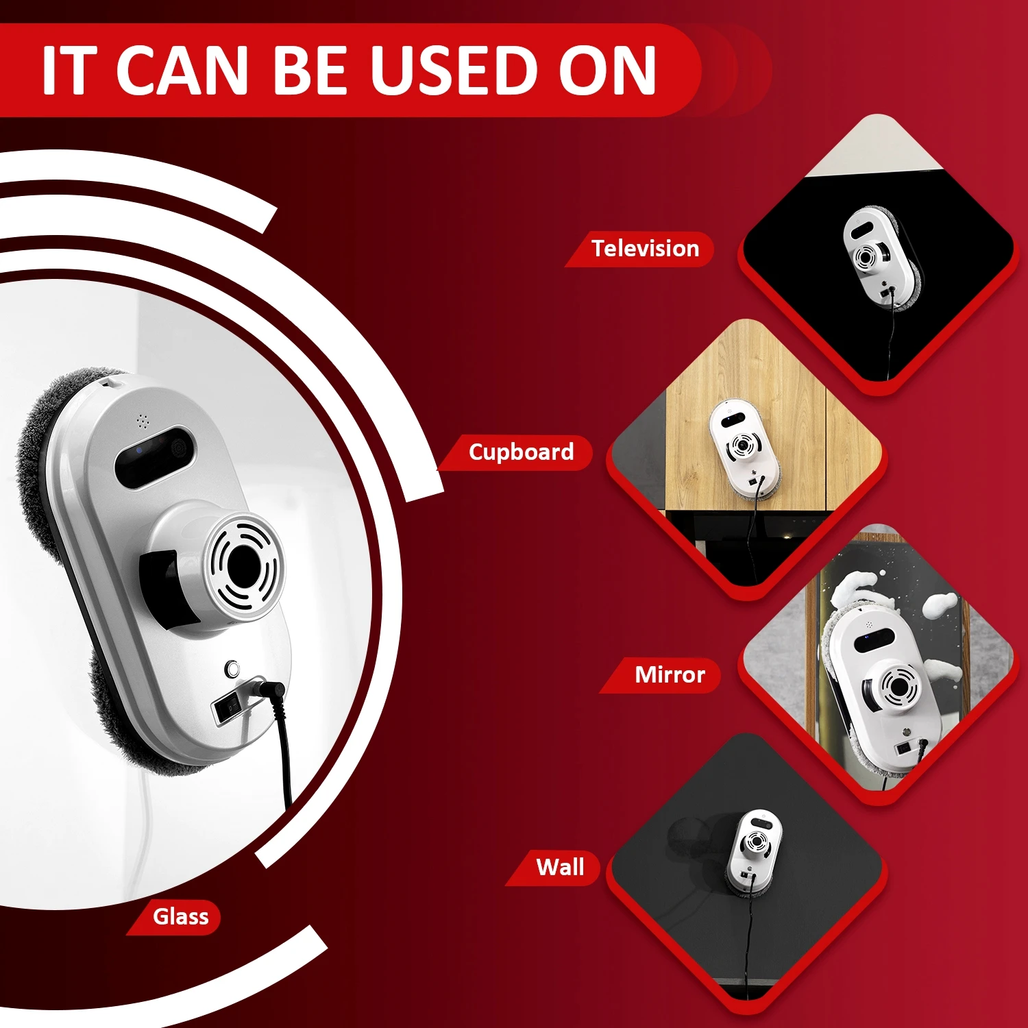 Автоматический интеллектуальный робот с низким уровнем дефекта, индивидуальная упаковка и логотип, робот для очистки оконного стекла, POWAN Tech Companies