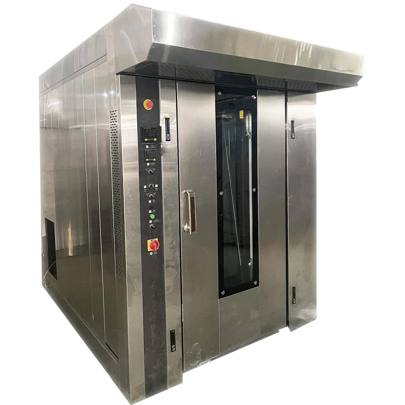 Automatic Gas 16 Trays Big Arabic Rotary Chicken Meat Drying Bakers Oven with Steam