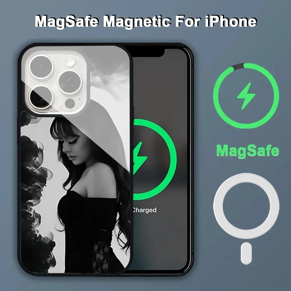 Ayliva she knows Magsafe Magnetic Phone Case Coque For IPhone 16 15 14 13 12 11 Pro Xs Max Mini Plus Funda