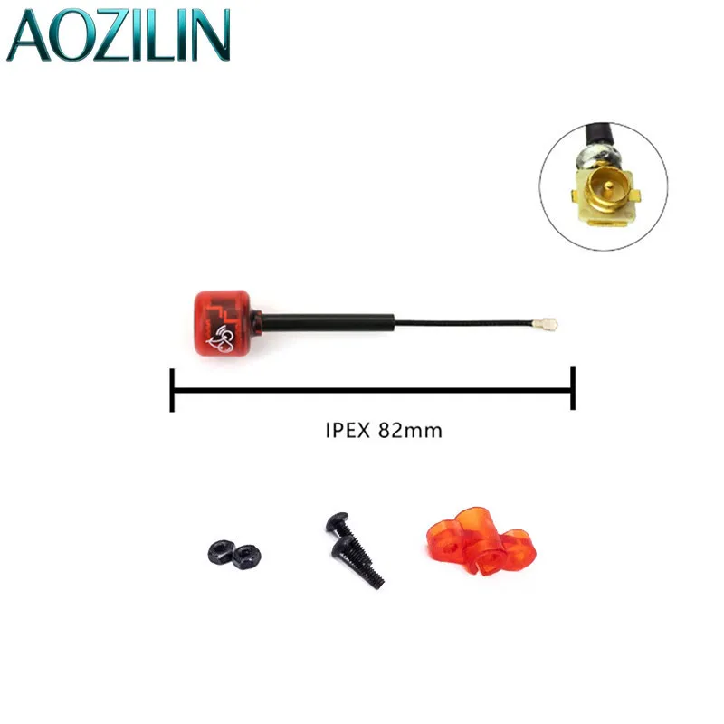 AOZILIN RUSHFPV Cherry2 II 5.8G FPV Antenna, LHCP RHCP Circular Polarized VTX Video Transmit Antenna for Racing Drone Spare Part